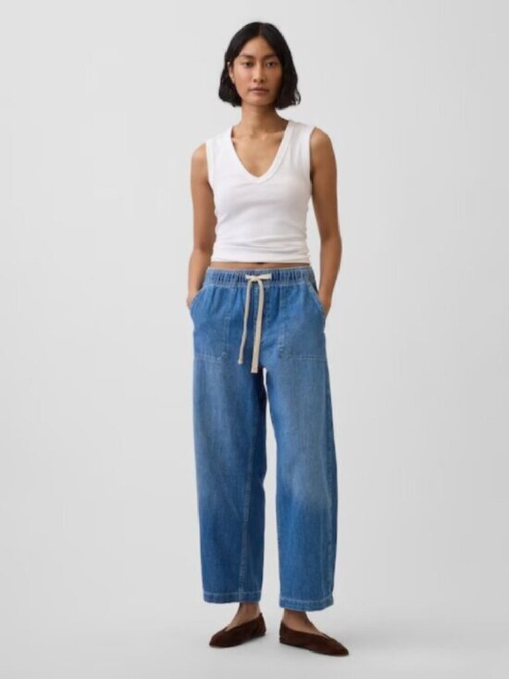 GAP Wide Leg Cinch Waist Jeans - new with tags